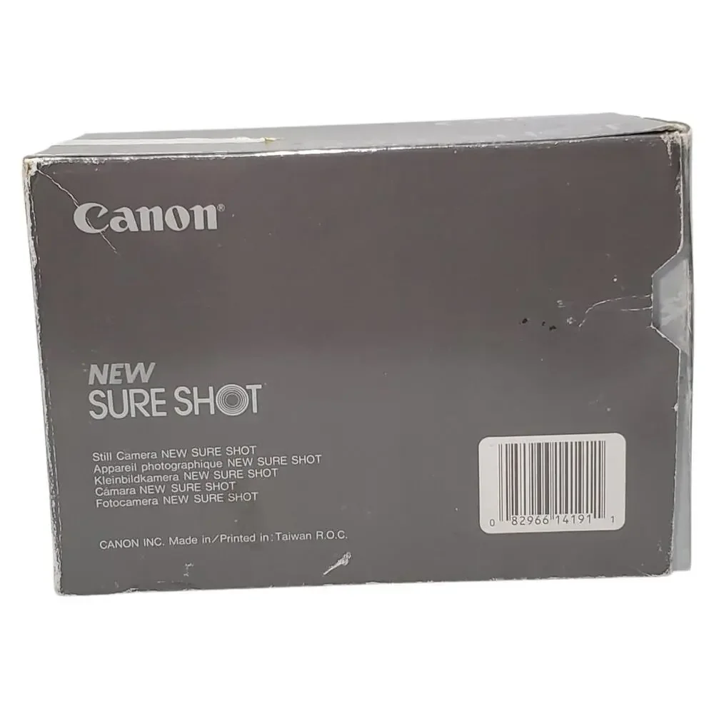 Canon Sure Shot Prima Twin 28/48mm Point & Shoot Film Camera CIB READ DESCRIPTIO